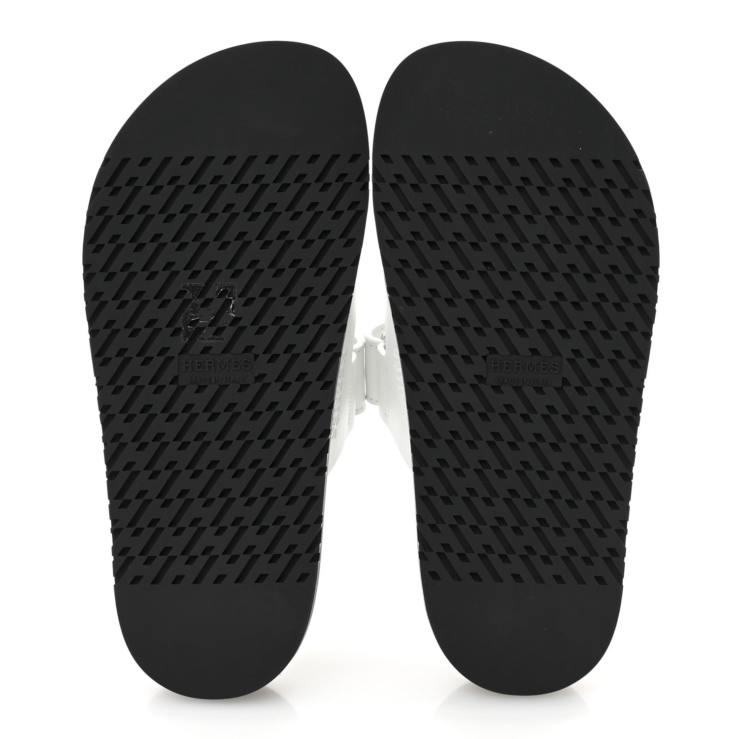 Hermes Calfskin Womens Chypre Sandals 35.5 White 6 of 10