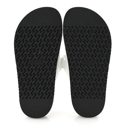 Hermes Calfskin Womens Chypre Sandals 35.5 White 6 of 10