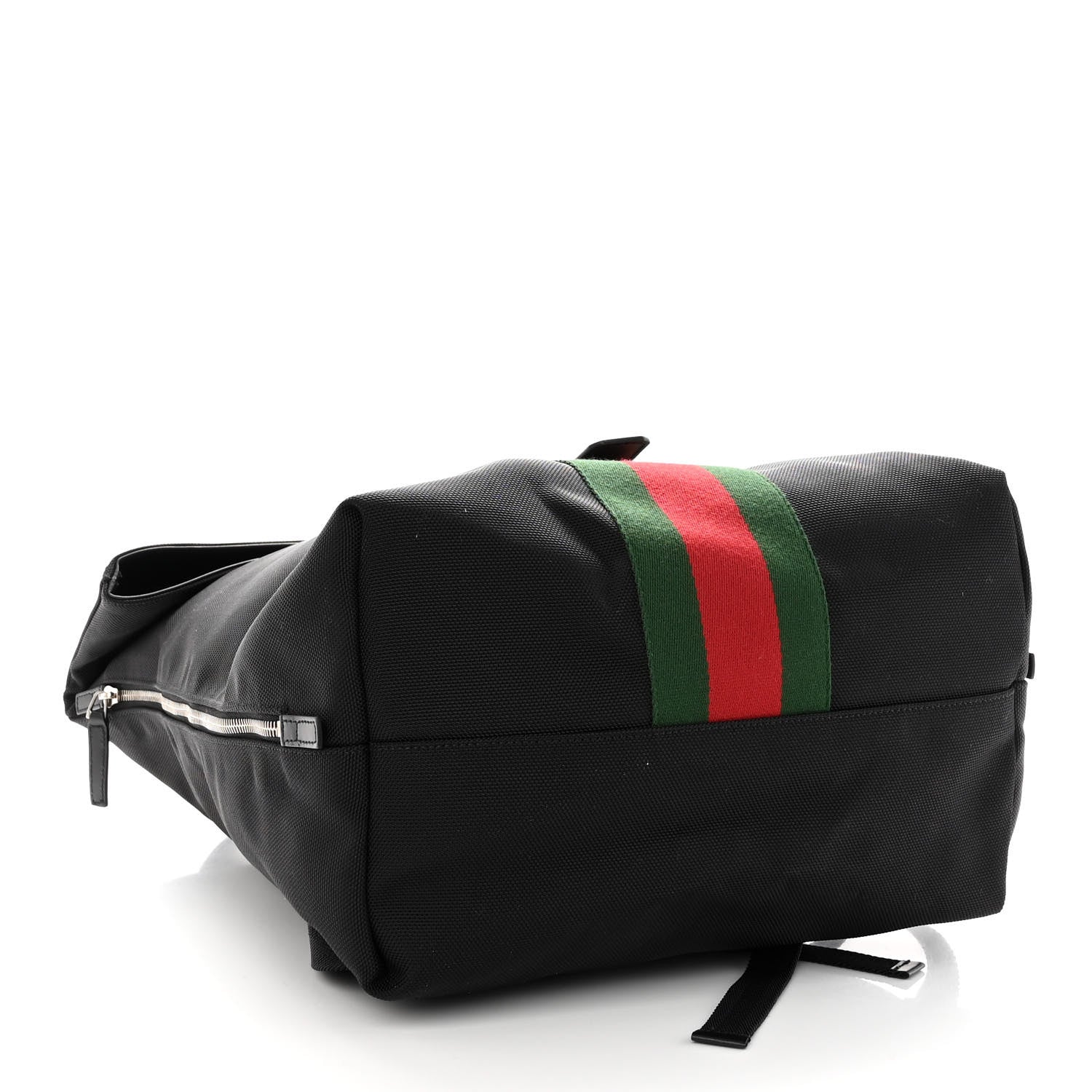 Gucci Techno Canvas Web Single Buckle Backpack Black 4 of 11
