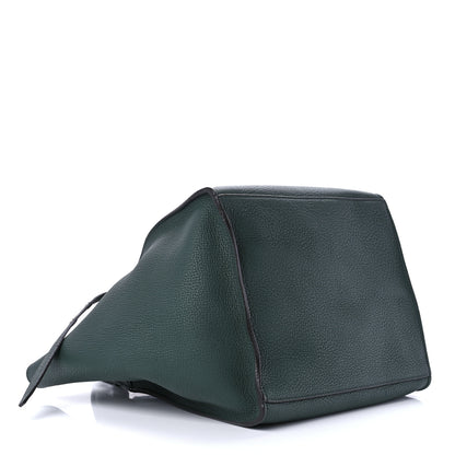 Celine Supple Grained Calfskin Small Big Bag Dark Green 3 of 8
