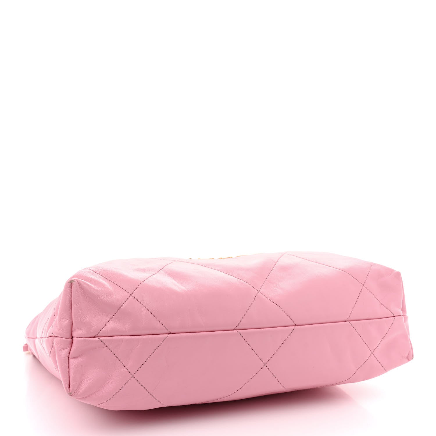 Chanel Shiny Calfskin Quilted Small Chanel 22 Light Pink 5 of 14