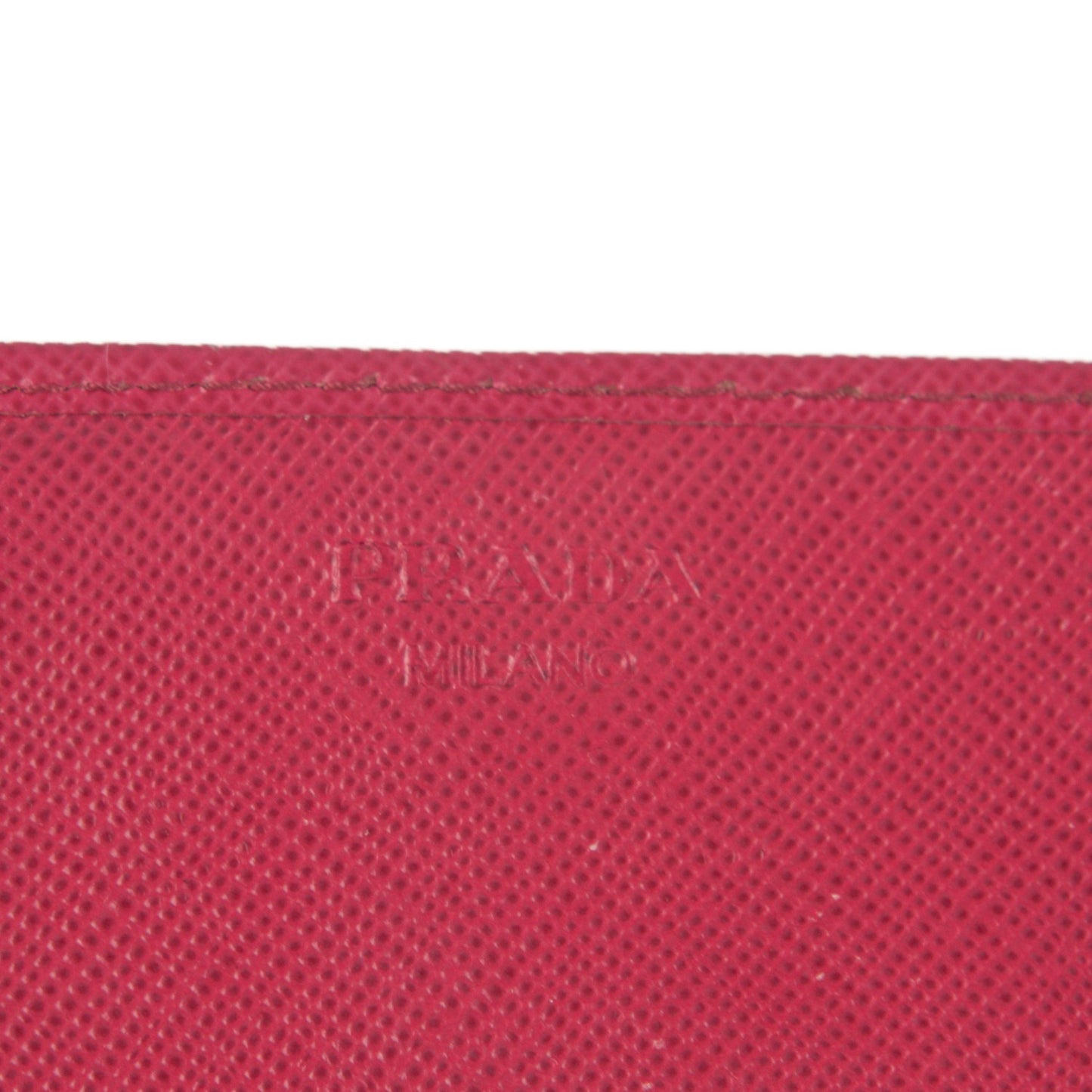 Saffiano Metal Continental Flap Wallet Peonia