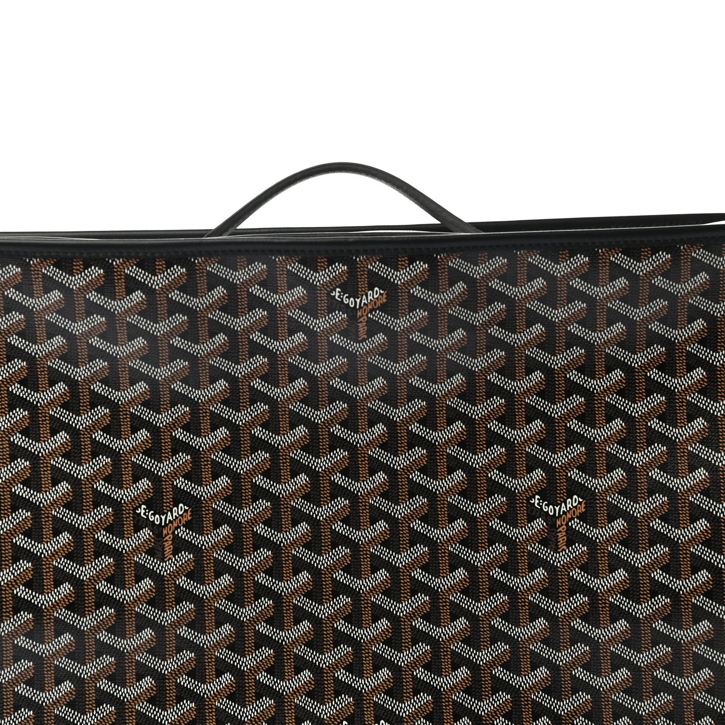 Goyardine Caravelle 50 Folding Suitcase Black