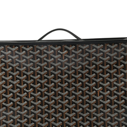 Goyard Goyardine Caravelle 50 Folding Suitcase Black 5 of 7