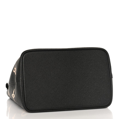 Louis Vuitton Empreinte Monogram Giant Neonoe MM Black Beige 5 of 10