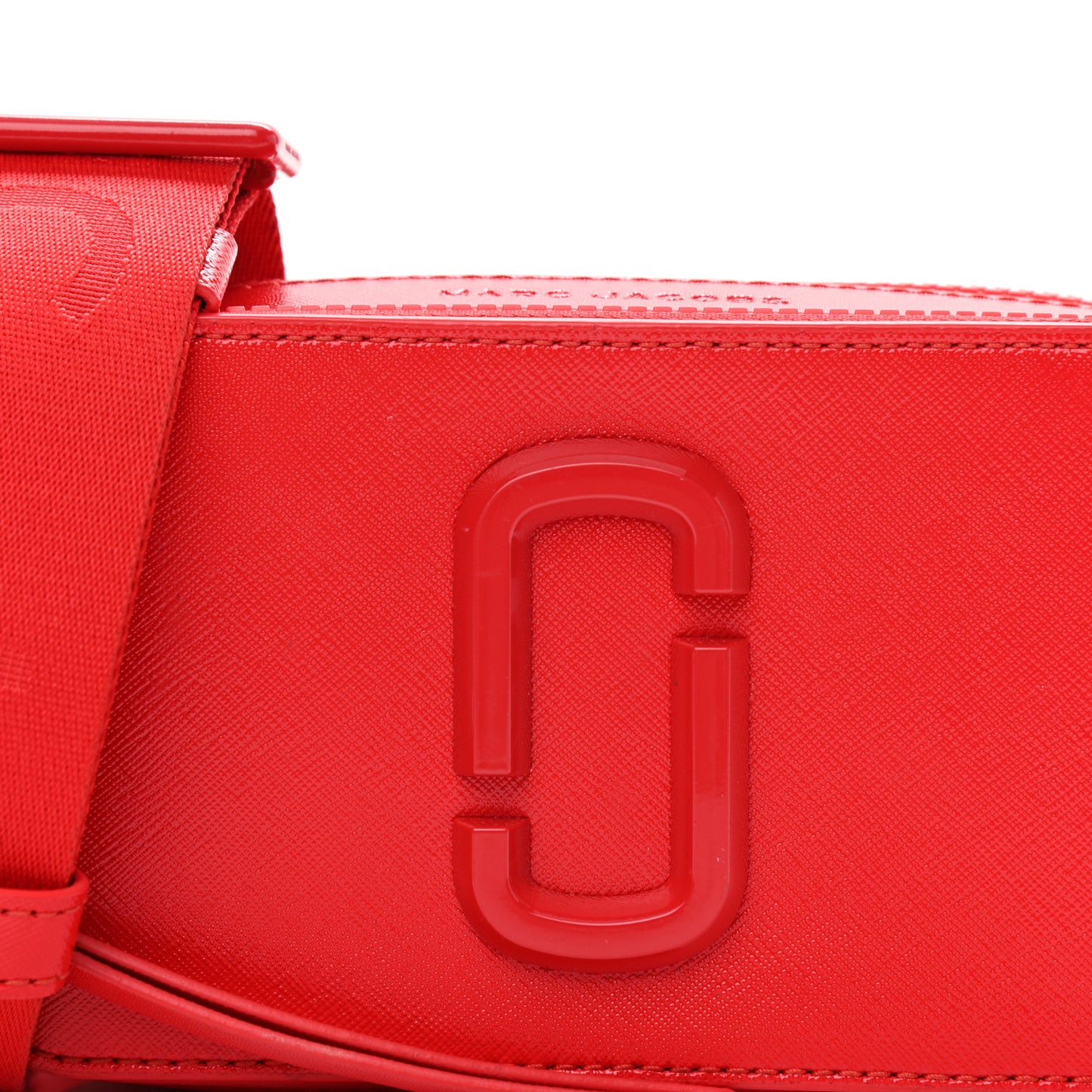 Saffiano Snapshot Camera Bag Red