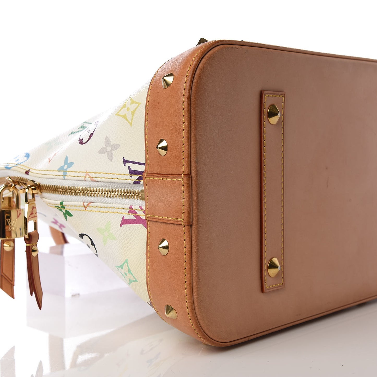 Monogram Multicolor Alma GM White