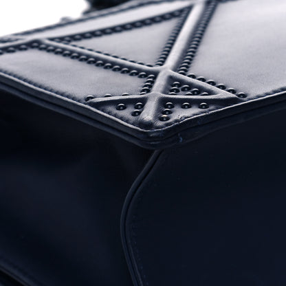 Christian Dior Ultra Matte Calfskin Studded Medium Diorama Flap Bag Blue 13 of 19