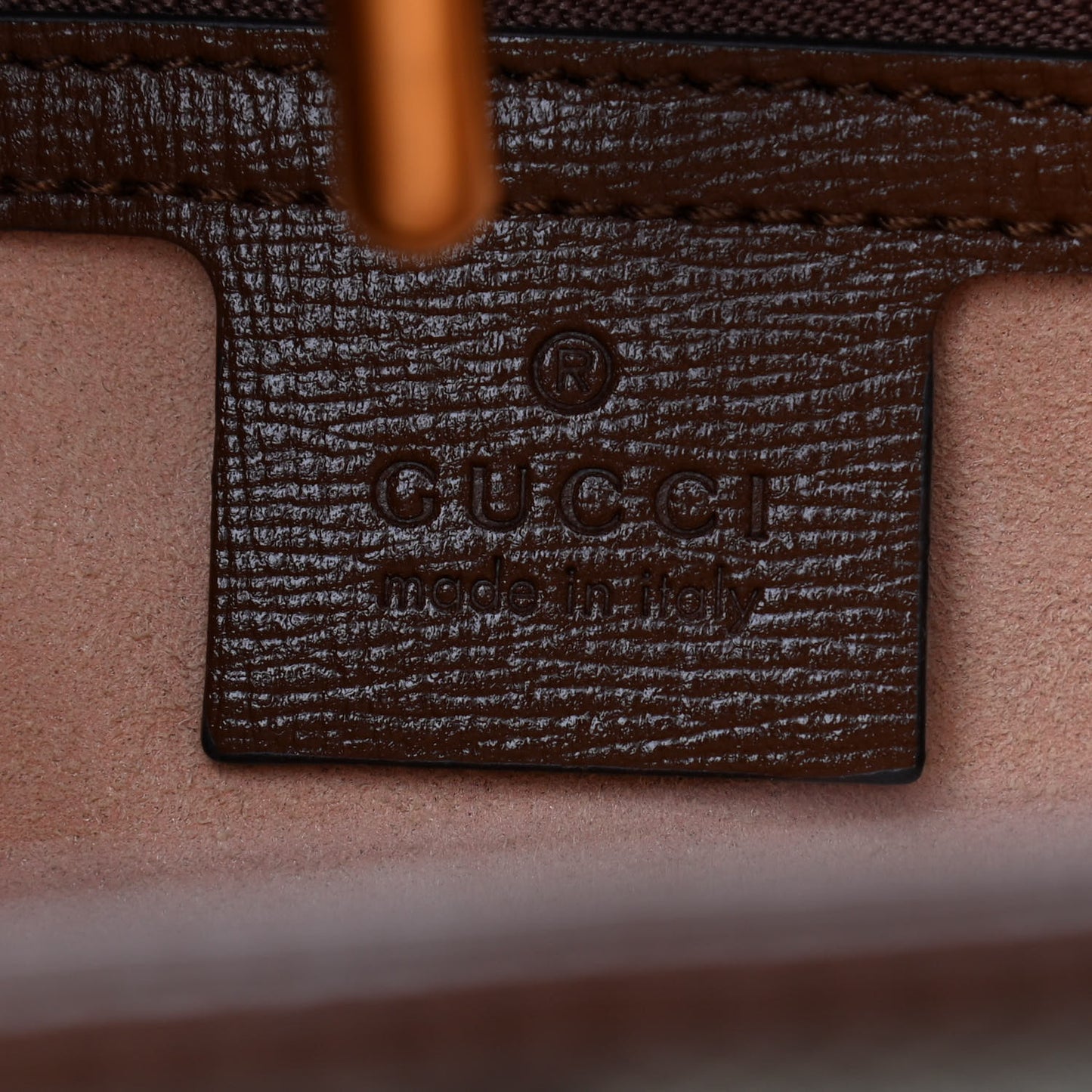 GG Supreme Monogram Azalea Calfskin Web Small Jackie 1961 Hobo Beige Ebony Brown Sugar