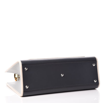 Fendi Vitello Century F is Fendi Regular Runaway Satchel Blue Notte Balena Multicolor 5 of 14