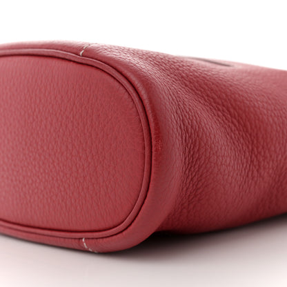 Hermes Taurillon Clemence Sac Good News PM Rouge Casaque 10 of 10