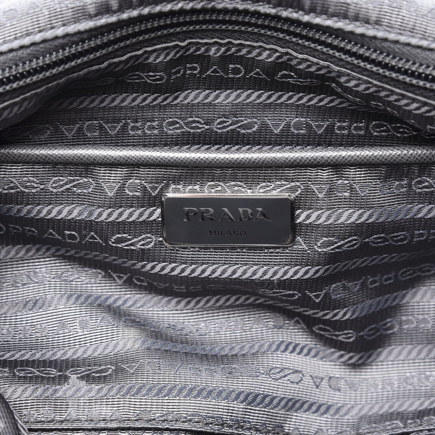 Tessuto Nylon Saffiano Tote Ardesia