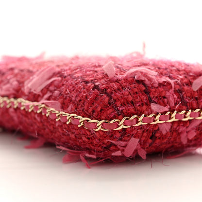 Chanel Tweed Chain Around Phone Holder Pink 9 of 11