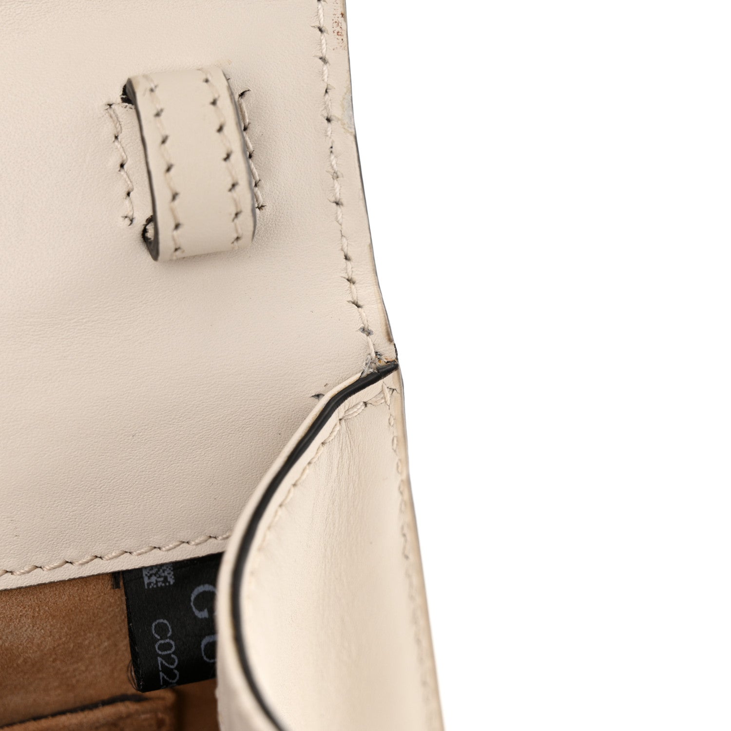 Gucci Calfskin Mini Sylvie Top Handle Bag White 11 of 18