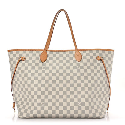 Louis Vuitton Damier Azur Neo Neverfull GM Rose Ballerine 1 of 9