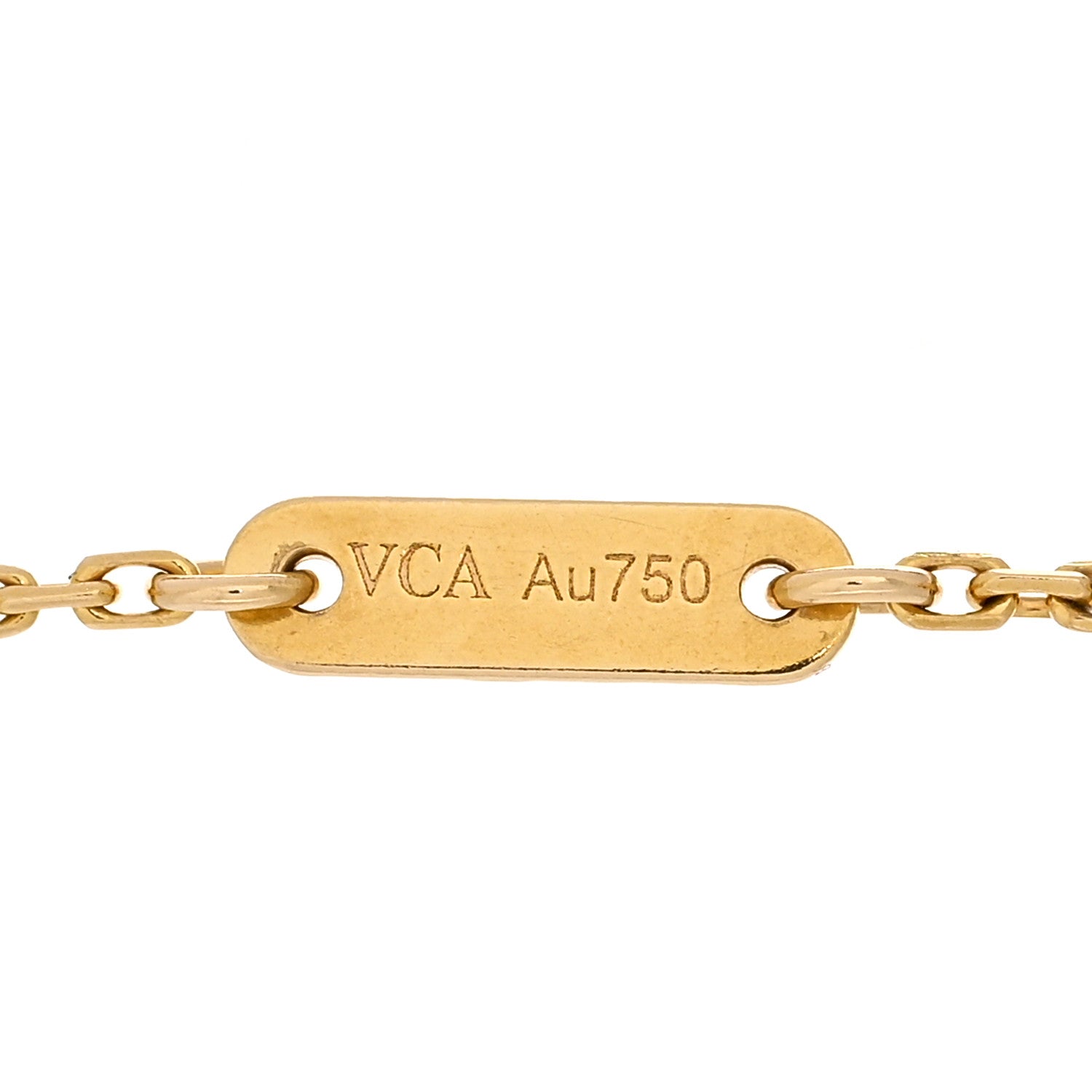 Van Cleef & Arpels 18K Yellow Gold Mother of Pearl Sweet Alhambra Butterfly Bracelet 3 of 4