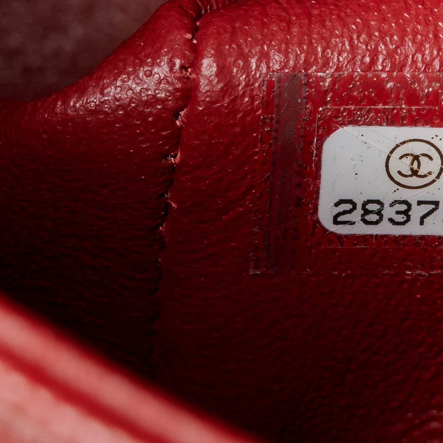 Caviar Quilted Medium Double Flap Burgundy