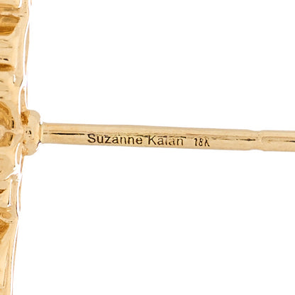 Suzanne Kalan 18K Yellow Gold Diamond Sapphire Ruby Frenzy Rainbow Stud Earrings 3 of 5