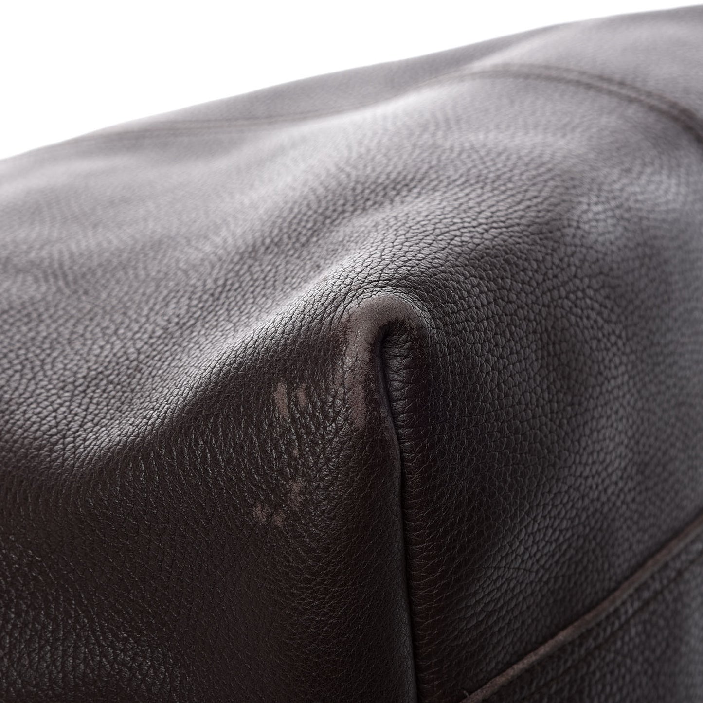 Grained Calfskin Tote Ebano