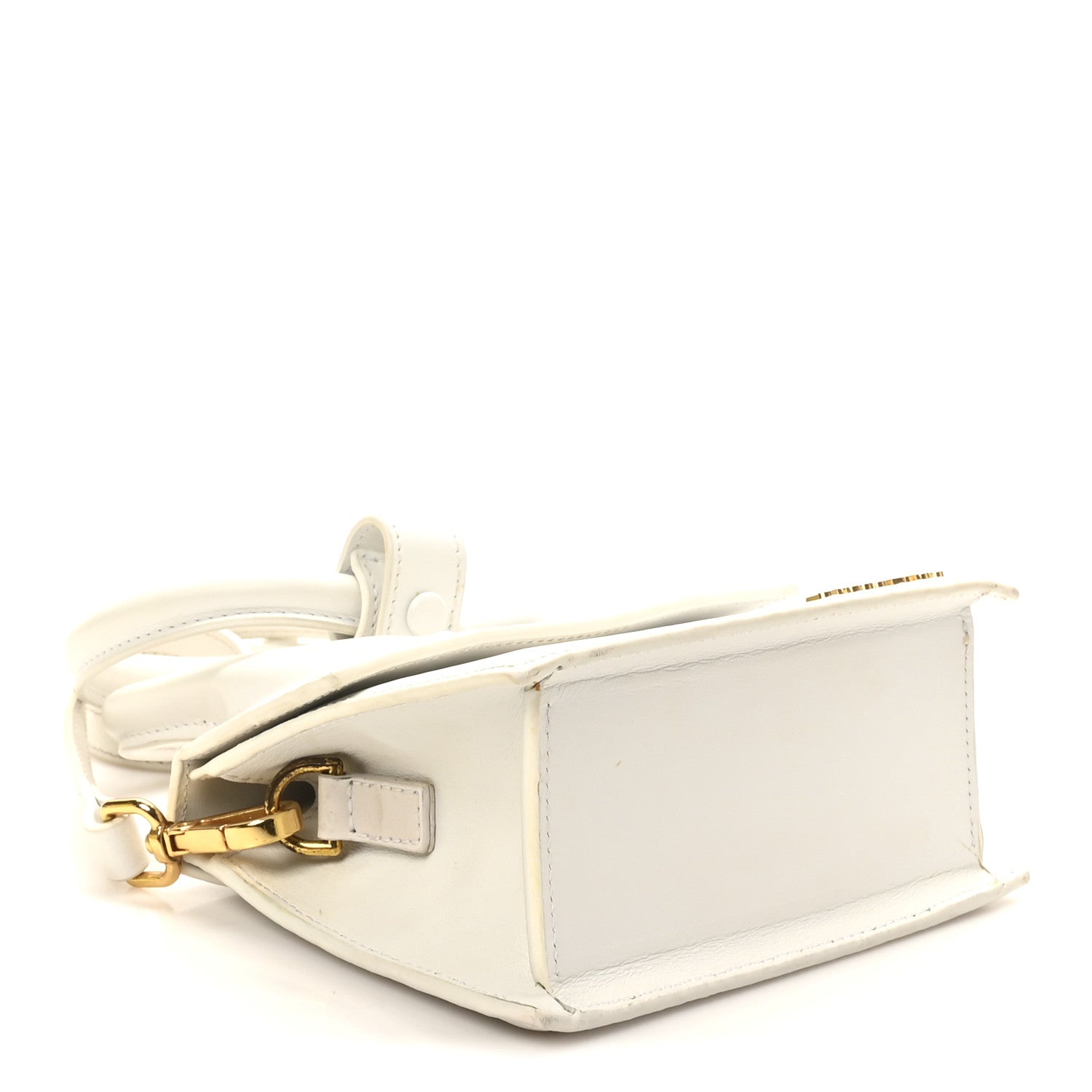 Jacquemus Smooth Calfskin Le Chiquito Noeud White 4 of 11