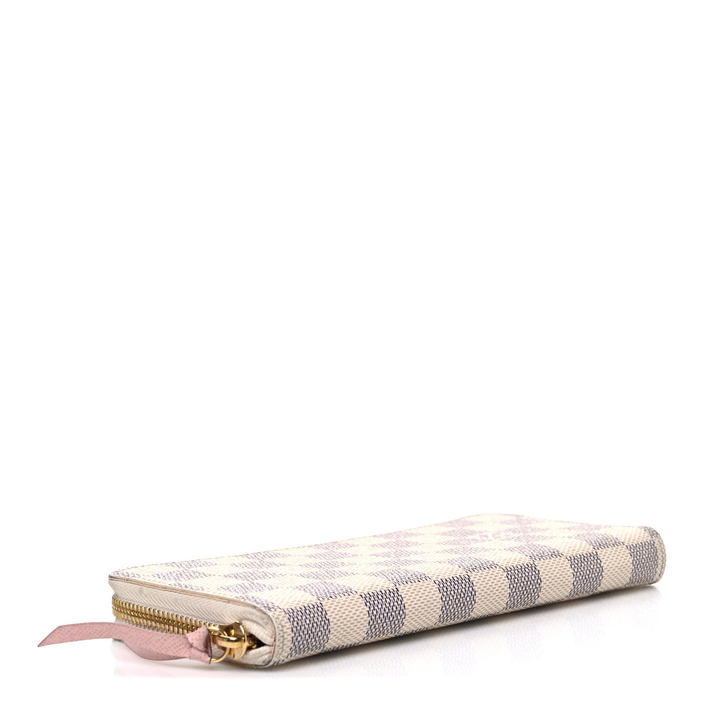 Damier Azur Clemence Wallet Rose Ballerine