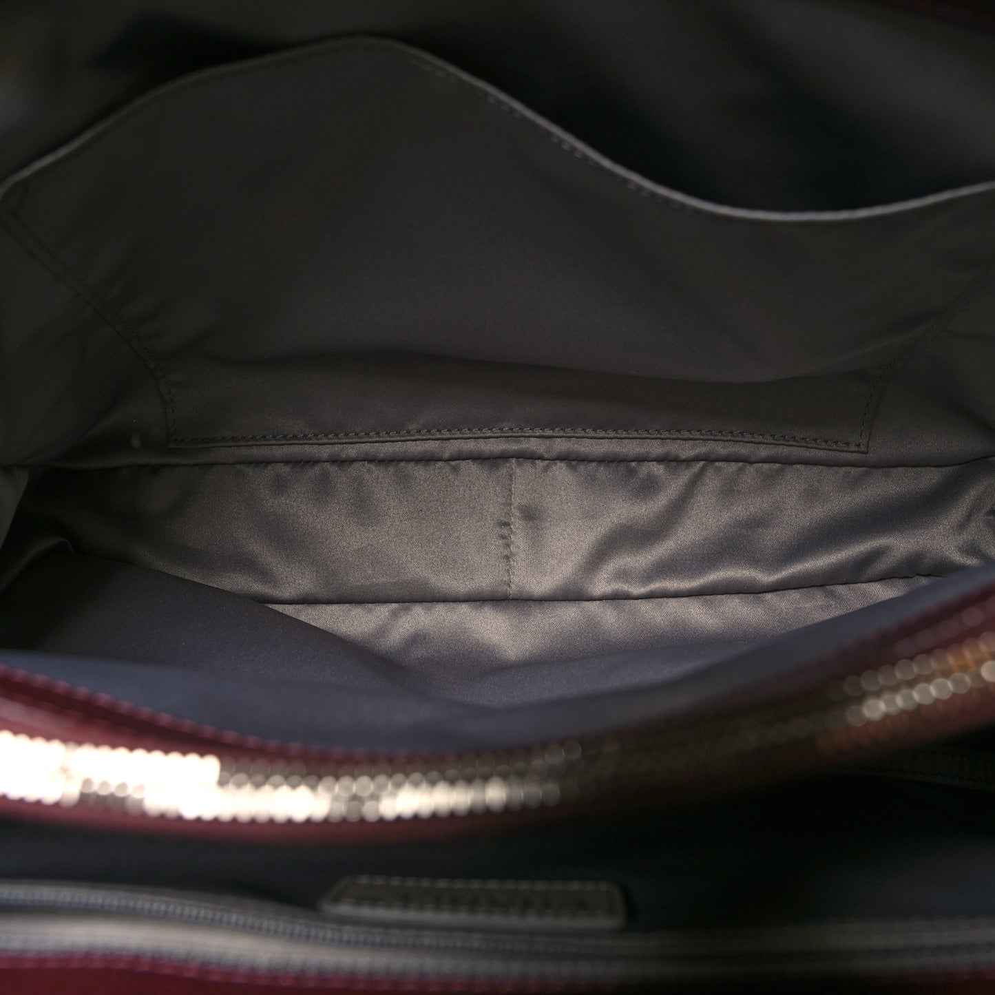 Caviar Quilted Grand Shopping Tote GST Dark Burgundy