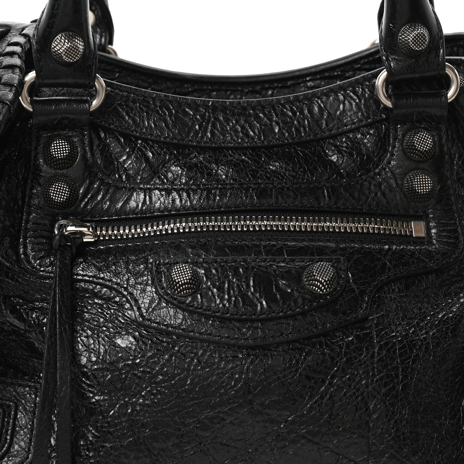 Balenciaga Agneau Arena Small Neo Cagole City Handbag Black 8 of 10