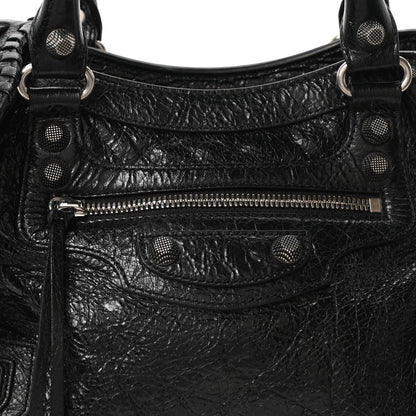 Balenciaga Agneau Arena Small Neo Cagole City Handbag Black 8 of 10
