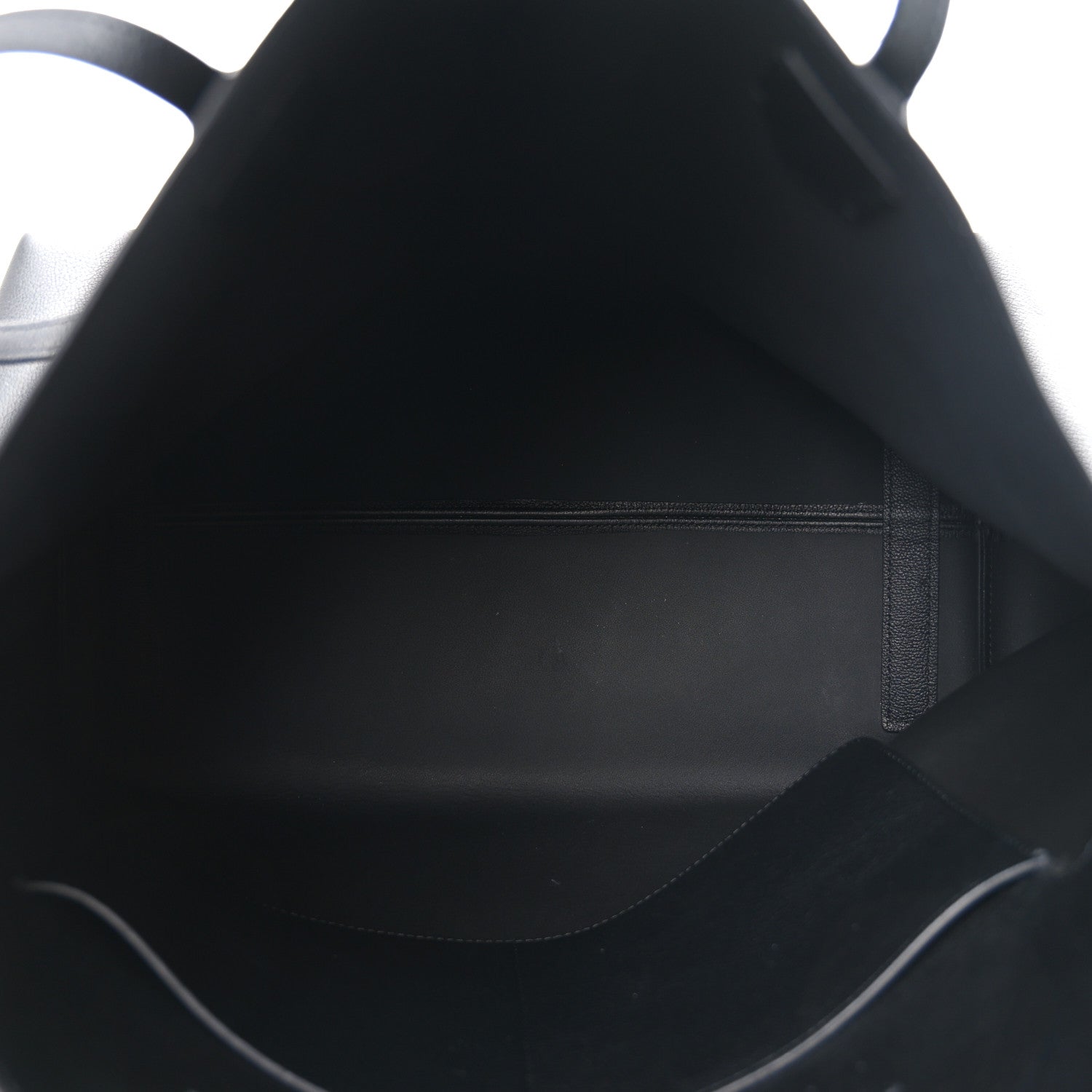 Burberry Calfskin Large Society Tote Black Black 5 of 9
