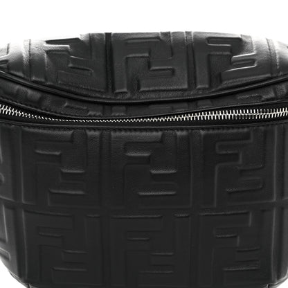 Fendi Nappa FF 1974 Embossed Belt Bag Black 7 of 9