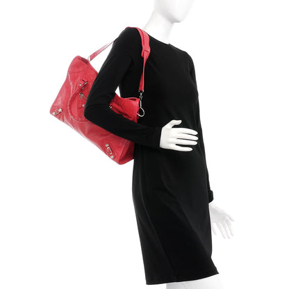 Balenciaga Agneau Giant 12 Silver Hardware City Rose Thulian 3 of 8