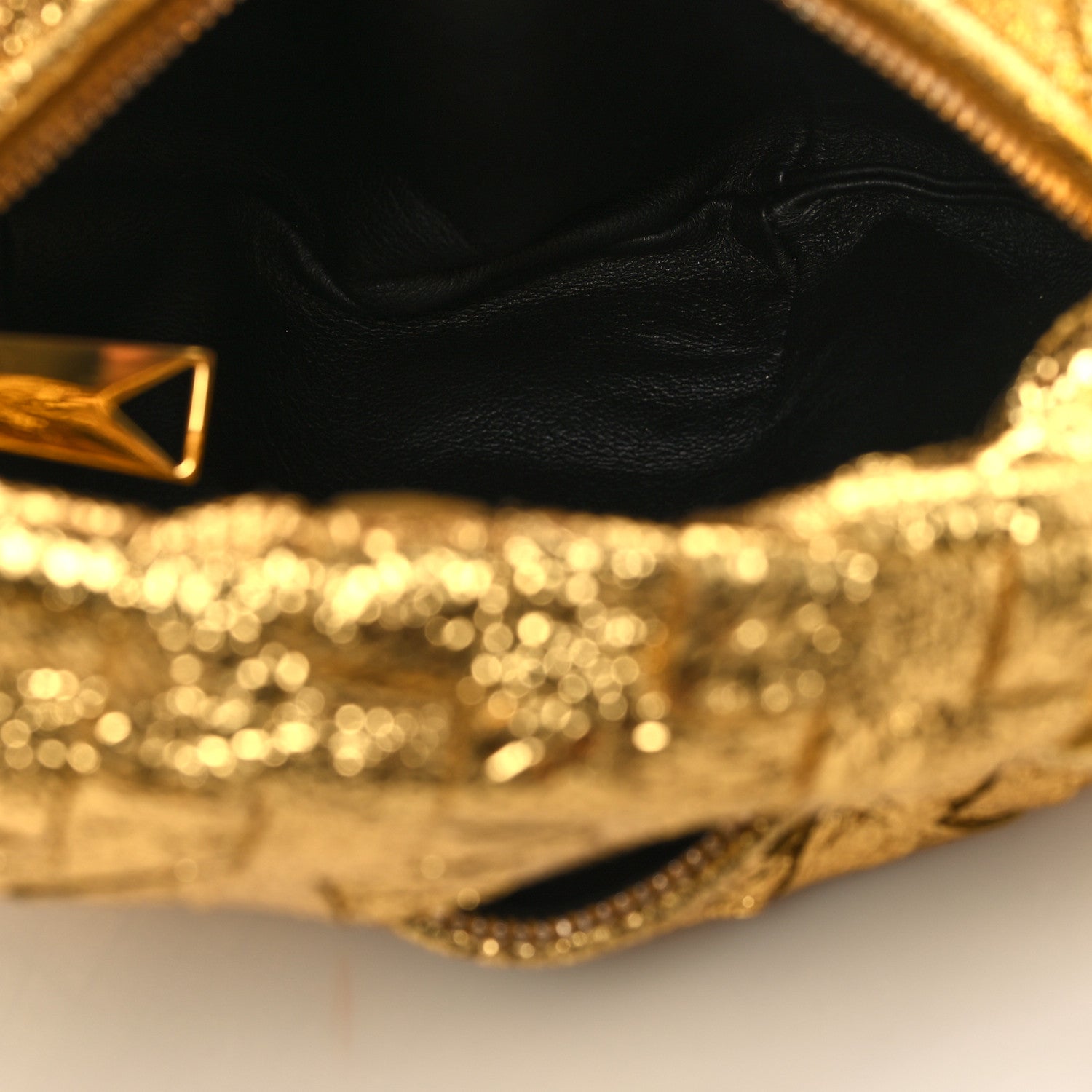 Bottega Veneta Metallic Nappa Intrecciato Mini Jodie Gold 6 of 10