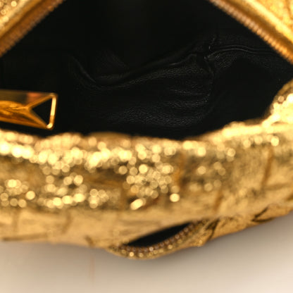 Bottega Veneta Metallic Nappa Intrecciato Mini Jodie Gold 6 of 10