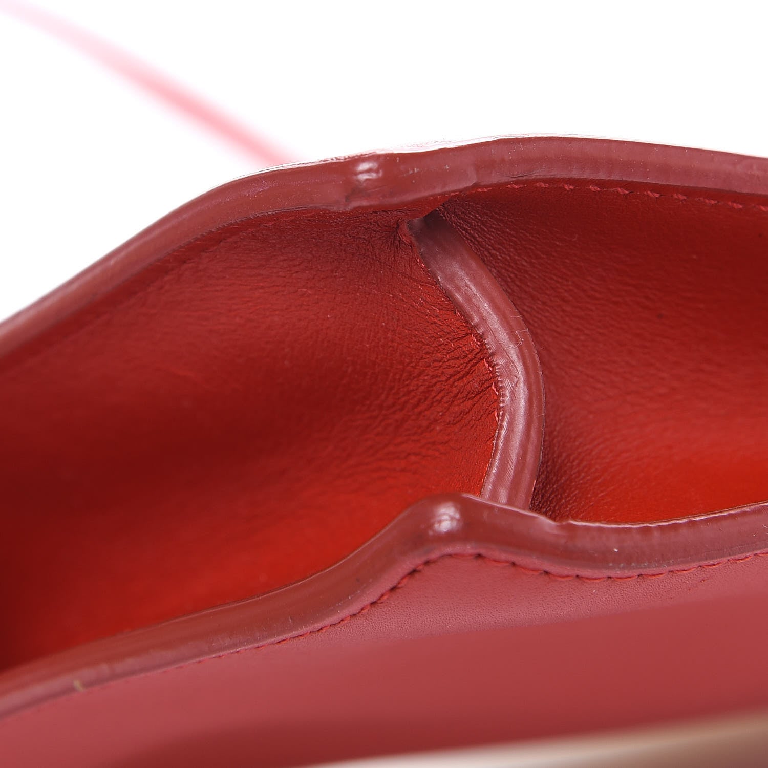 Celine Smooth Calfskin Mini Clasp Bag Red 9 of 12