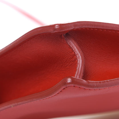 Celine Smooth Calfskin Mini Clasp Bag Red 9 of 12
