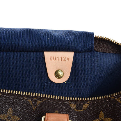 Louis Vuitton Monogram My LV Heritage Speedy 35 Black Blue Marine 8 of 18