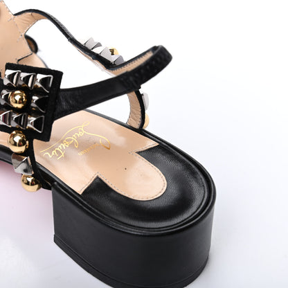 Christian Louboutin Nappa Kaleidra 25 T-Strap Sandals 39 Black 15 of 15