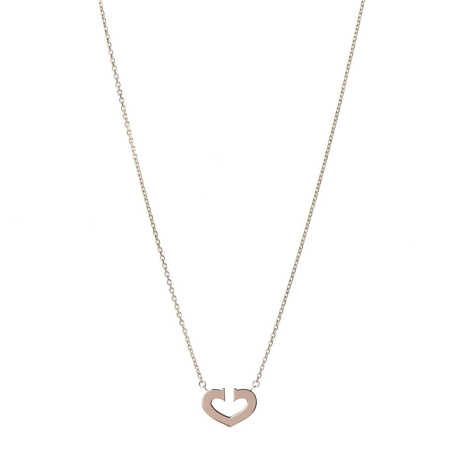 Cartier 18K Pink Gold Medium Hearts and Symbols Necklace 1 of 6