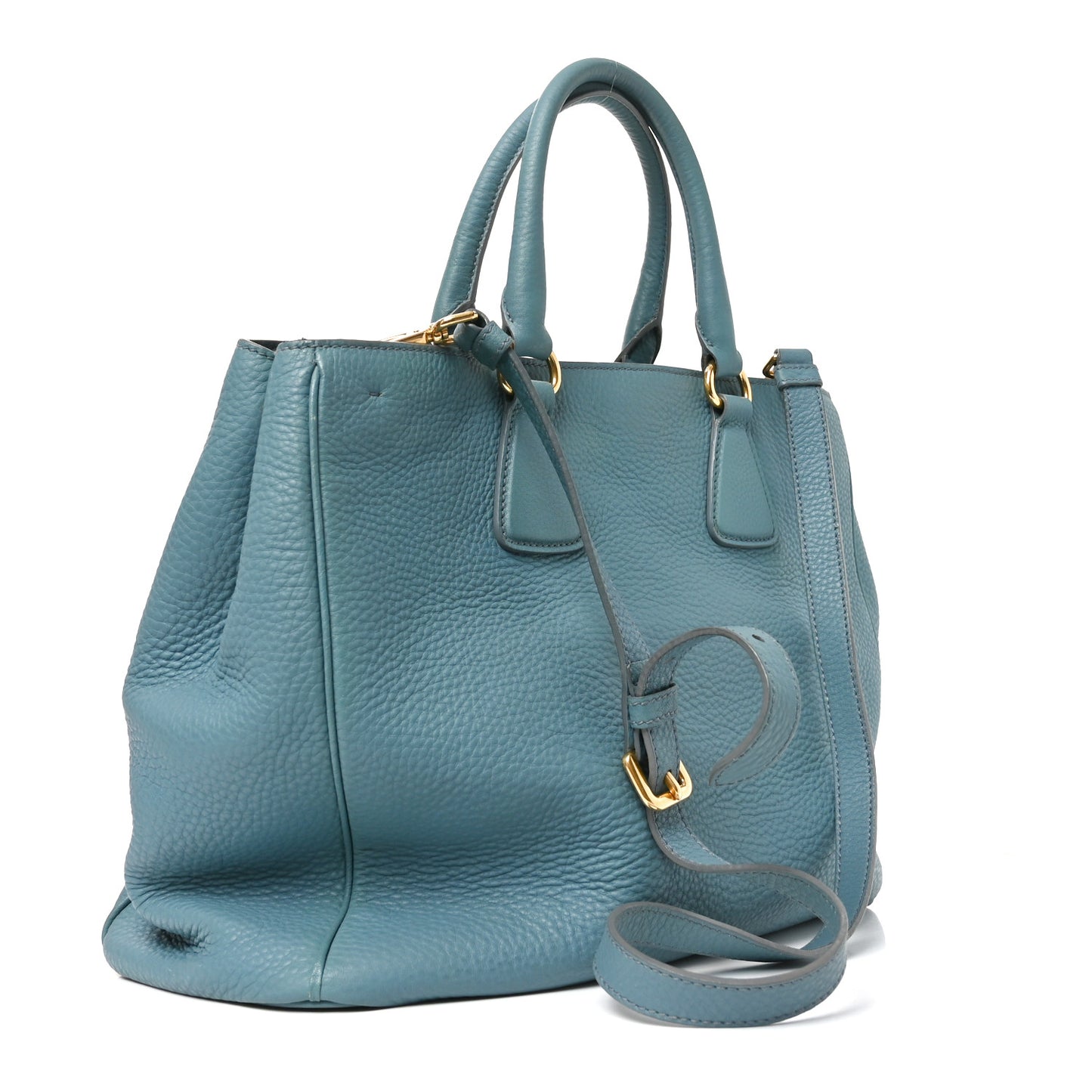 Vitello Daino Tote  Marine
