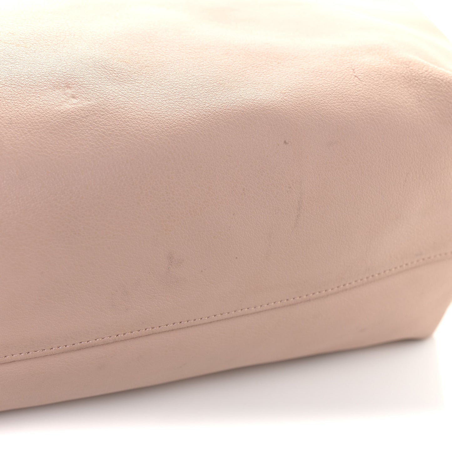 Calfskin Large Shopping Tote Rose Antic