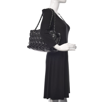 Chanel Lambskin Quilted 3D Point Tote Black 2 of 11