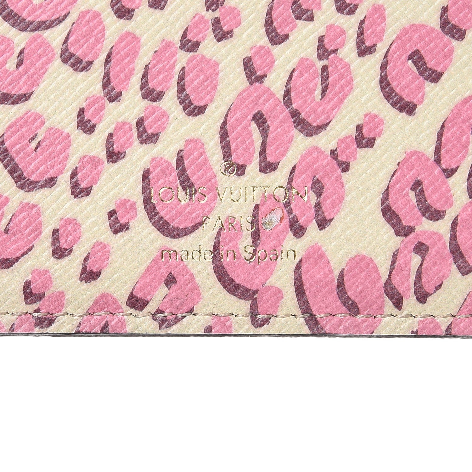 Louis Vuitton Monogram Leopard Insolite Wallet Blanc Corail 6 of 6