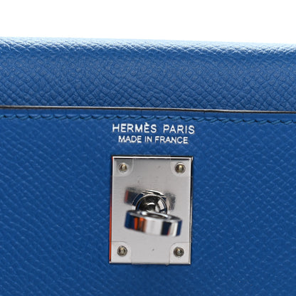 Hermes Epsom Mini Kelly Sellier 20 Bleu Zellige 23 of 28