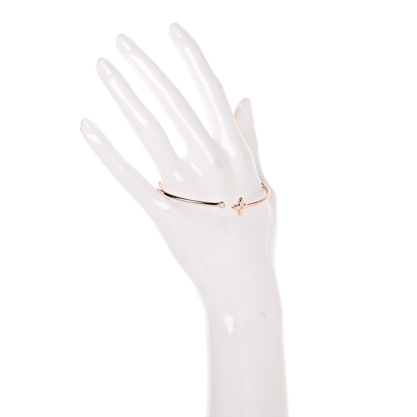 18K Pink Gold Diamond Idylle Blossom Twist Bracelet