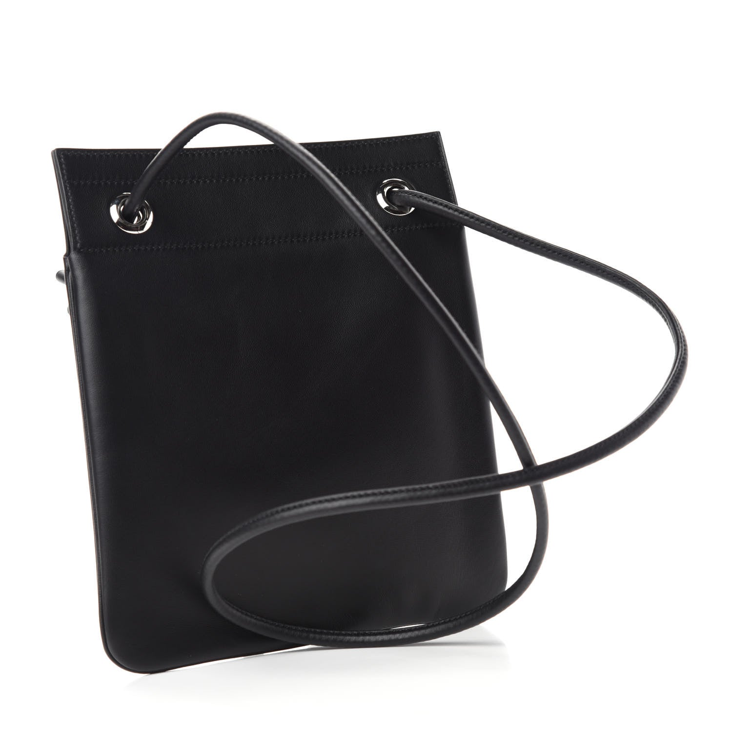 Hermes Milo Lambskin Swift Mini Aline Black 3 of 11