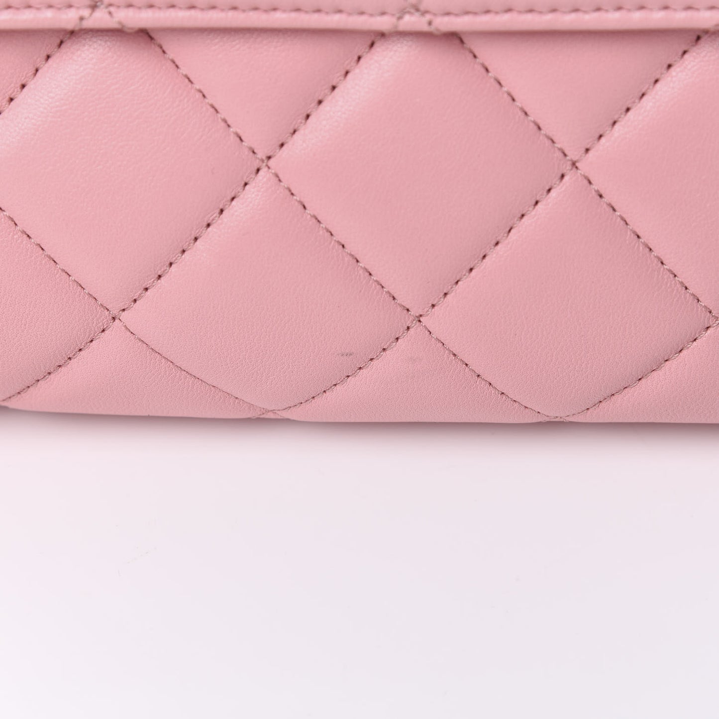 Lambskin Quilted Small Trendy CC Flap Dual Handle Bag Pink