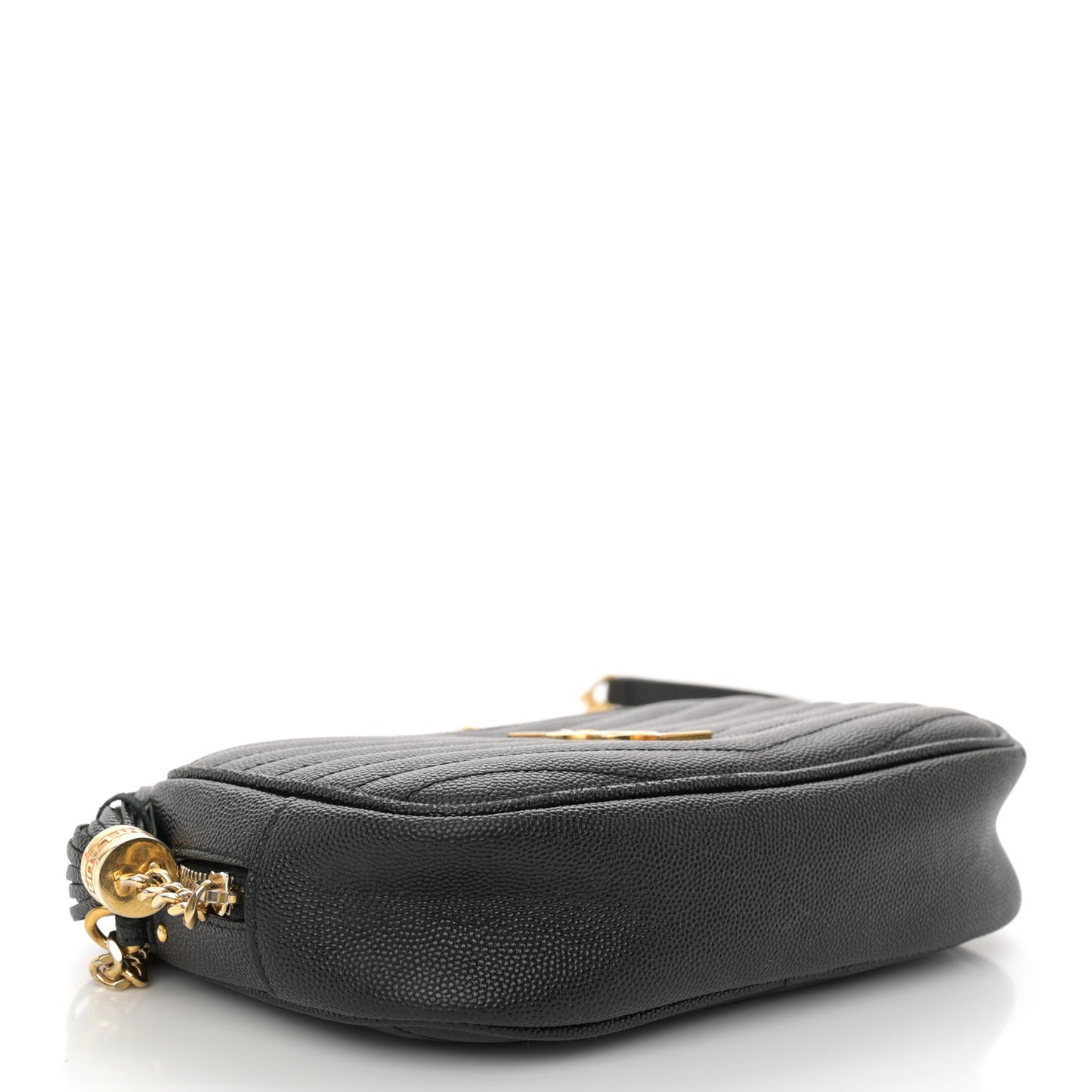 Grain De Poudre Matelasse Monogram Mini Lou Camera Bag Black