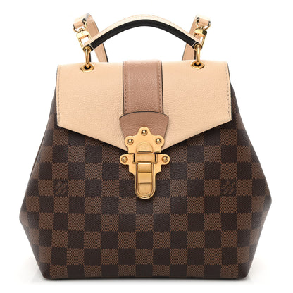 Louis Vuitton Damier Ebene Clapton Backpack Creme 1 of 12
