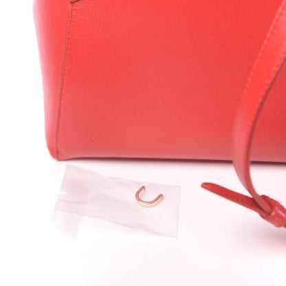 Lanvin Smooth Calfskin Mini Trapeze Red 10 of 13