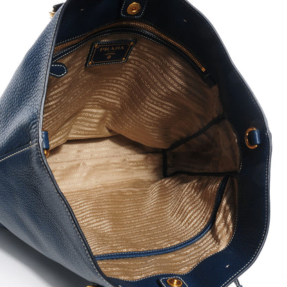 Prada Vitello Daino Shopping Tote Inchiostro 5 of 10